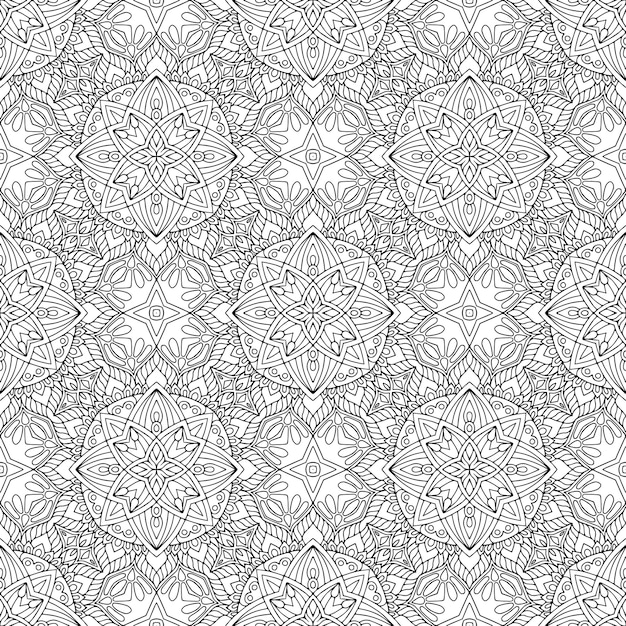 Nahtloses Muster der dekorativen geometrischen Fliese