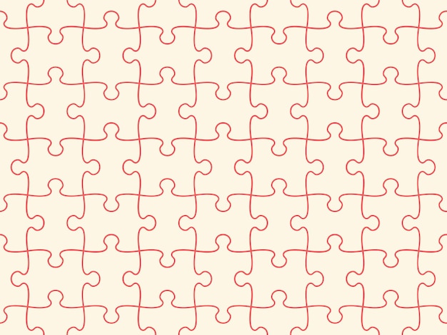 Nahtloses Muster des fertigen Puzzleteilegitters