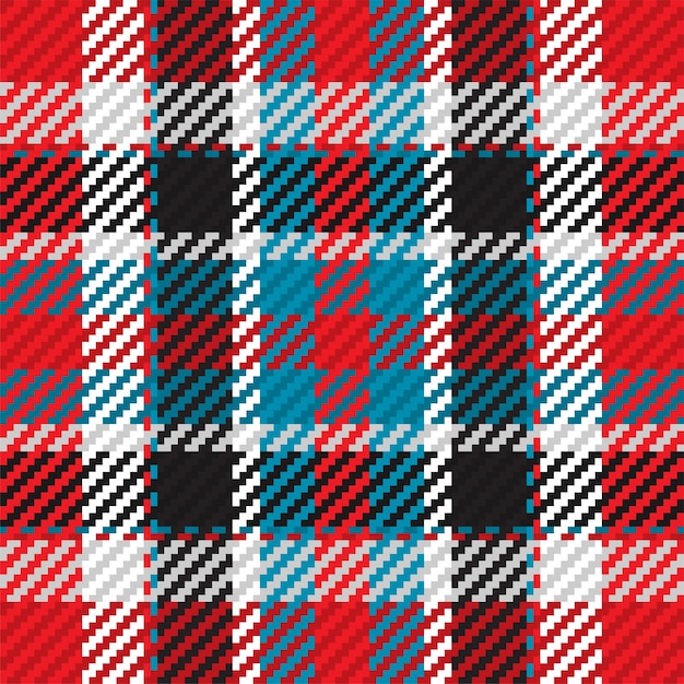 Nahtloses muster des schottischen tartan-plaids. wiederholbarer hintergrund mit check-gewebe-textur. flacher vektorhintergrund aus gestreiftem textildruck.