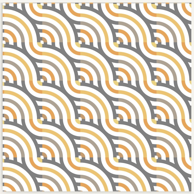 Nahtloses Muster mit kräftiger gestreifter Welle. Stilvolle geometrische Textur. Moderner abstrakter Hintergrund