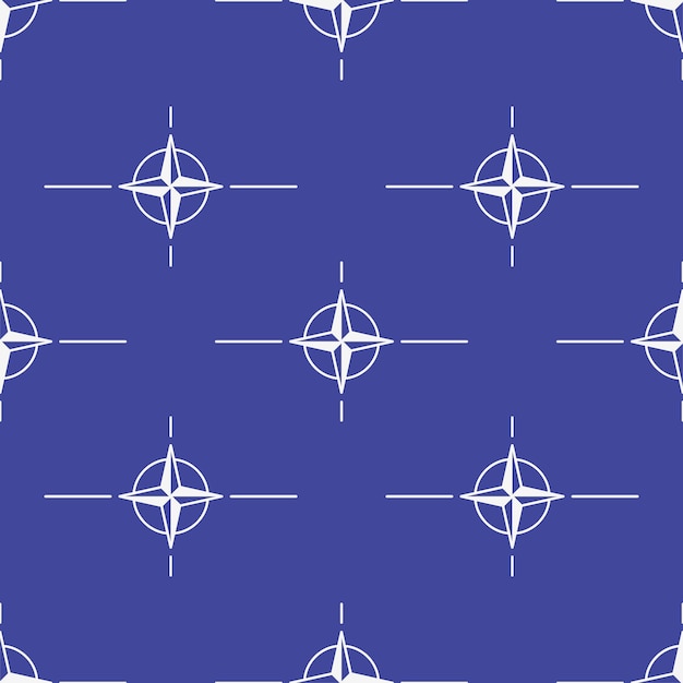 Nahtloses nato-logo-muster