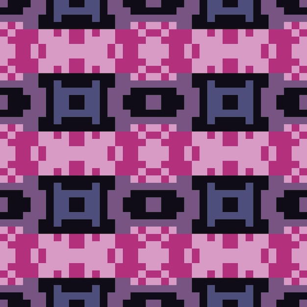 nahtloses Pixel-Minimalist-Farbmuster