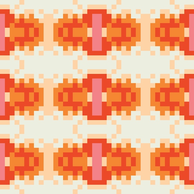 nahtloses Pixel-Minimalist-Farbmuster