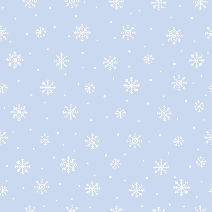 Nahtloses Weihnachtsschneeflockenmuster Frohe Weihnachten, frohes Neujahr, weißer Schneefall