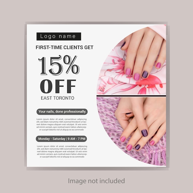 Nail-Service Social-Media-Post-Design