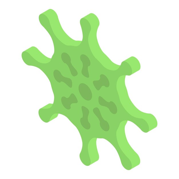 Vektor nanotechnologie-symbol isometrisches nanotechnologie-vektorsymbol für webdesign isoliert auf weißem hintergrund