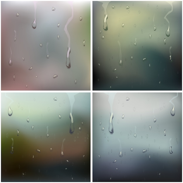 Nasses Glas