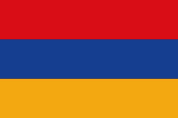 Vektor nationale flagge von armenien