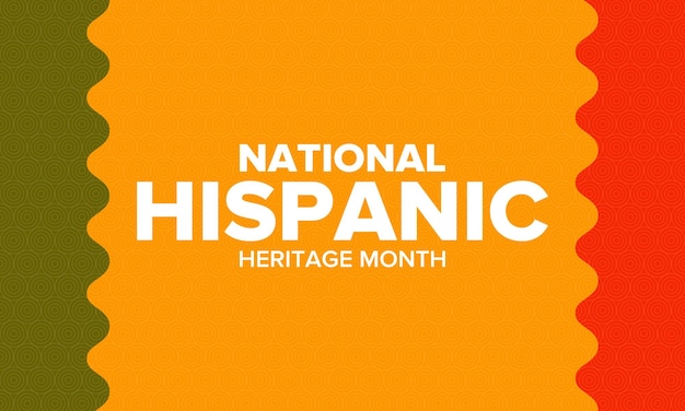Nationaler Monat des hispanischen Erbes im September und Oktober Kultur hispanischer und lateinamerikanischer Amerikaner
