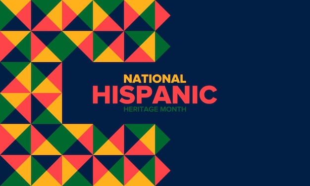 Nationaler Monat des hispanischen Erbes im September und Oktober Kultur hispanischer und lateinamerikanischer Amerikaner