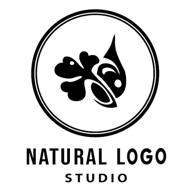 Natürliche logo-studio-designs