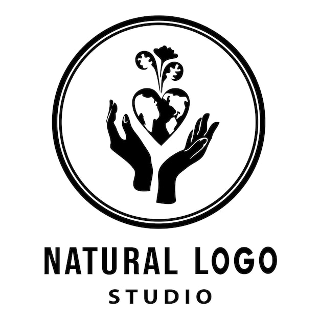 Natürliche logo-studio-designs