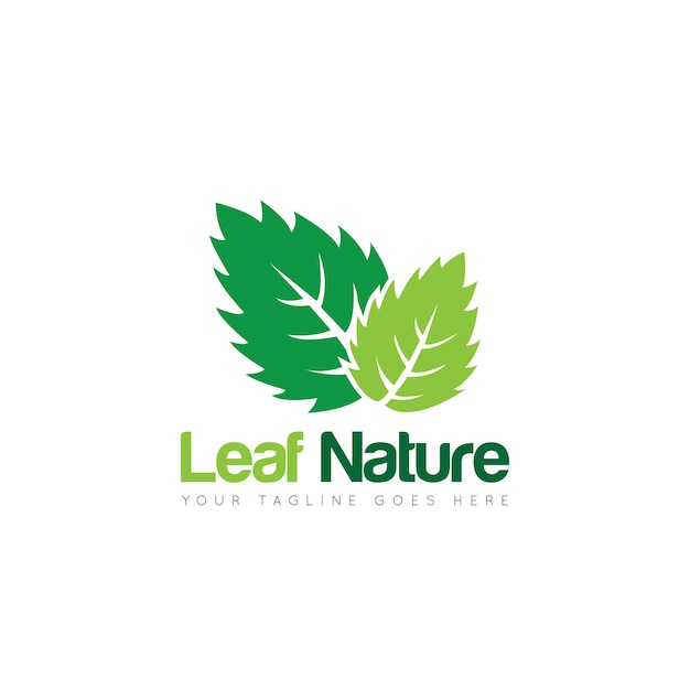 Natur-blatt-logo-design-vorlage