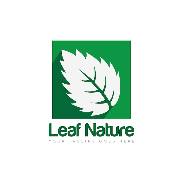 Natur-blatt-logo-design-vorlage