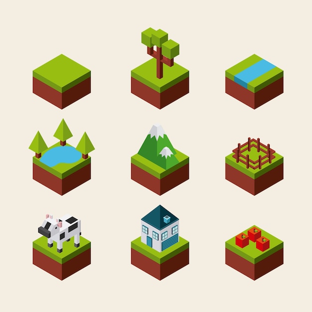 Natur in pixeldesign