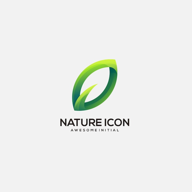Natur-Logo-Icon-Design bunt