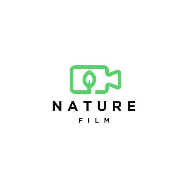 Naturfilm-logo-icon-design-vorlage