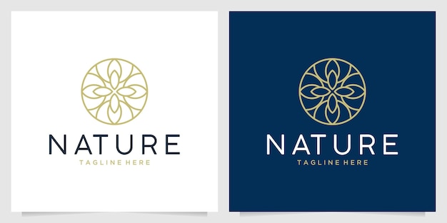 Naturlinie kunstkreis logo-design