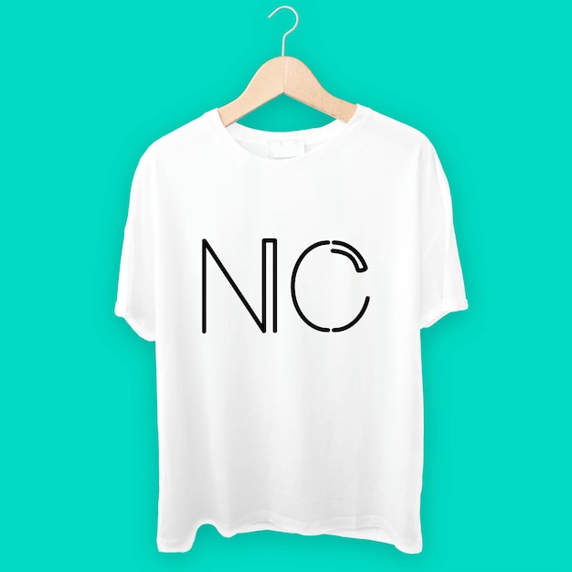 NC-weißes T-Shirt-Design