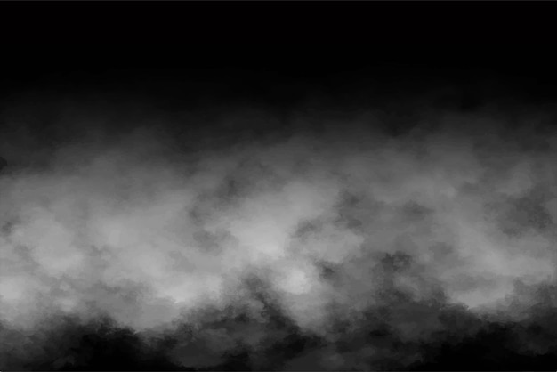 Nebel- und Rauchwolke Isolierte realistische Nebeleffekt für Design und Überlagerung