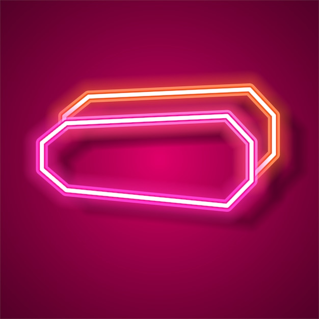 Neon Banner Template-Design.