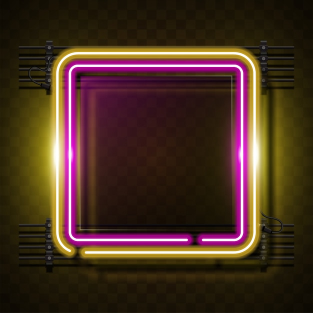 Neon Banner Template-Design.