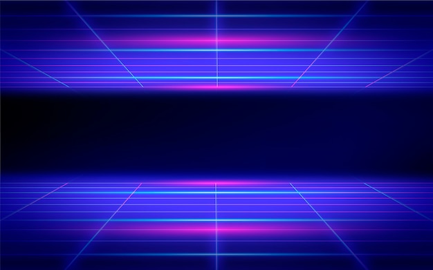 Vektor neon-hintergrund