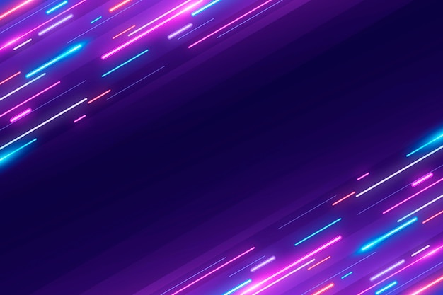 Neon-Hintergrundeffekt-Design