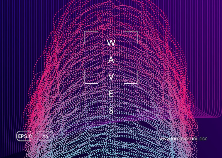 Vektor neon-techno-event-flyer elektro-tanzmusik elektronischer sound