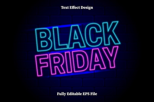 Neon-Text-Effekt-Design-Vorlage