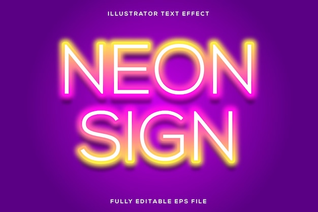 Neon-Text-Effekt