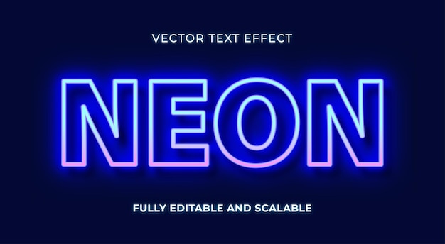 Neon-Text-Effekt