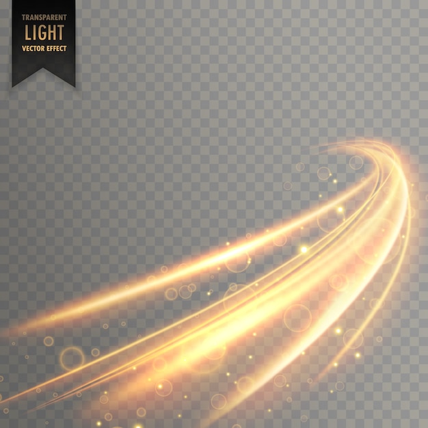 Neon transparent golden Lichteffekt Hintergrund