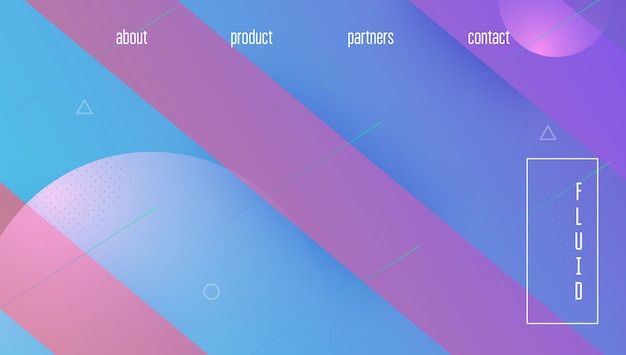 Neonbanner. regenbogen-layout. geometrisches konzept. 3d-futuristischer po