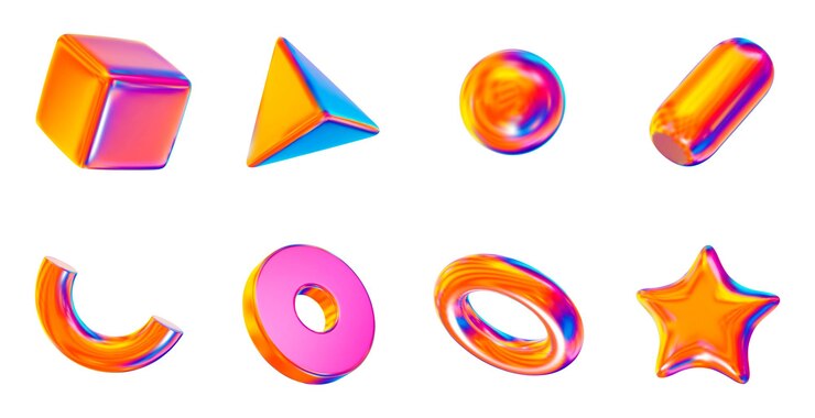Vektor neonfigurensatz 5