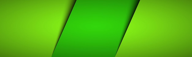 Neongrüner moderner Materialheader Überlagerte Blätter Papierbanner Unternehmensvorlage für Ihr Unternehmen Vektorabstrakt-Hintergrund