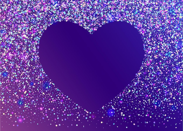 Vektor neonhintergrund violett retro konfetti geburtstagseffekt glänzend f