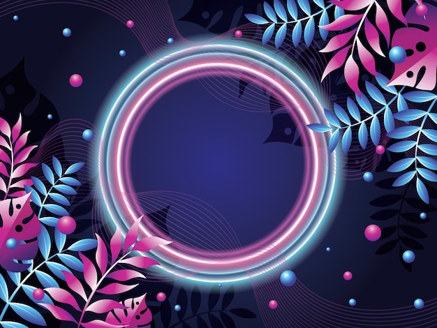 Neonlicht Abstract