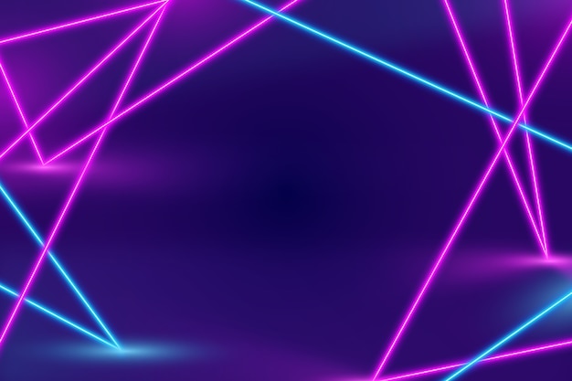 Vektor neonlichter hintergrund