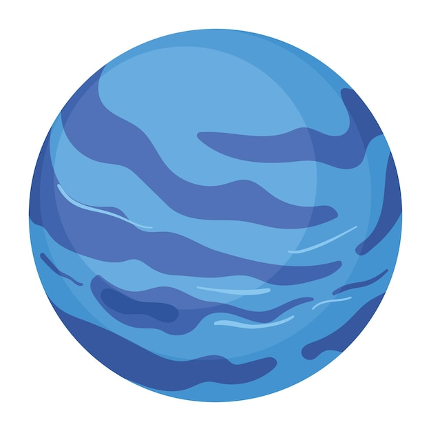 Vektor neptun planet weltraum äußeres icon