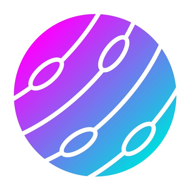 Neptune-Vektor-Ikonen-Design-Illustration
