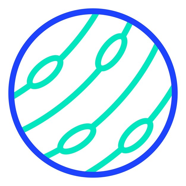 Neptune-Vektor-Ikonen-Design-Illustration