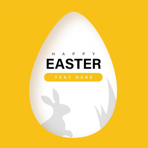 Netter bunter glücklicher Ostern-Verkaufs-Plakat-Fahnen-Hintergrund mit Eier-freiem Vektor