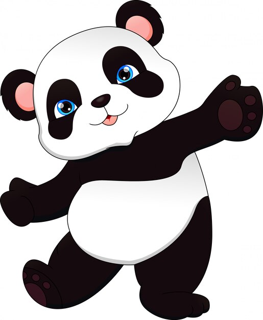 Netter lustiger Babypanda