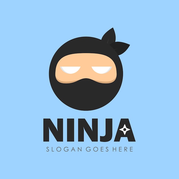 Netter ninja-charakterentwurf