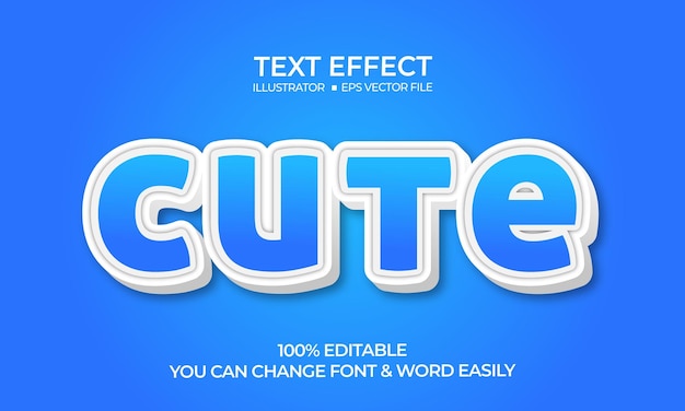 Nettes Texteffektdesign