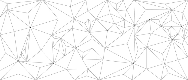Netzwerk-polygonal-mesh-hintergrund kristalldesign mit futuristischer struktur