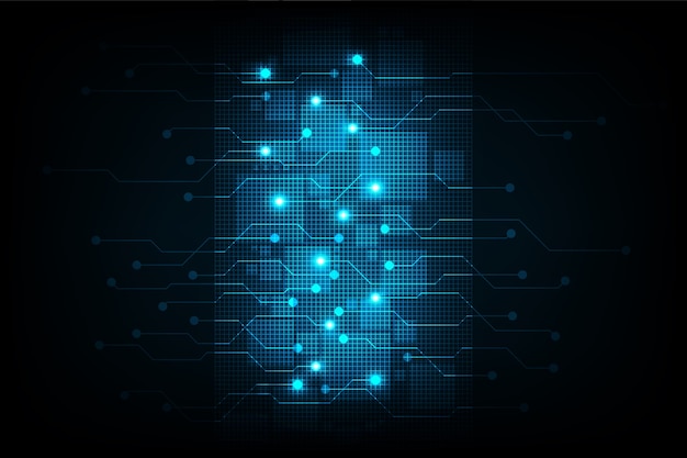 Netzwerktechnologie der Kommunikation.