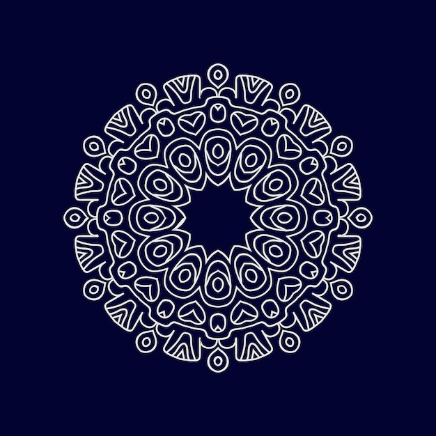 Neue mandala-designs vektorillustration