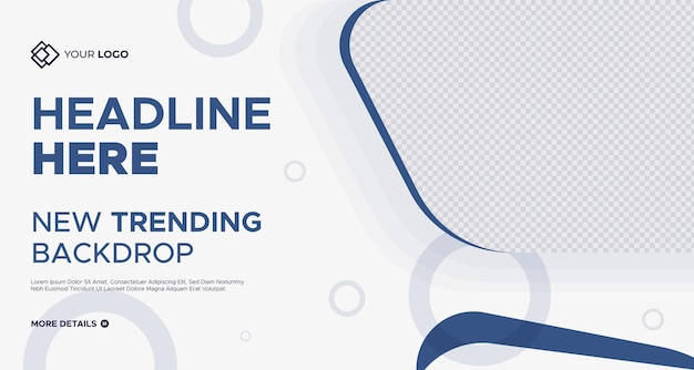 Neue Trends Geschäftspräsentation Dia-Hintergrund Vorlage Geometrische Form Unternehmens-Web-Banner Innovative Layouts und kreative Hintergrund für Header-Slides Flyer Einladung Cover